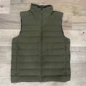 Lululemon Mens Navigation Down Vest Olive Green